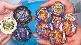 THE ULTIMATE EVOLUTION BEYBATTLE WITH LANE vs AIGER | Beyblade Burst Super King ベイブレードバーストスーパーキング