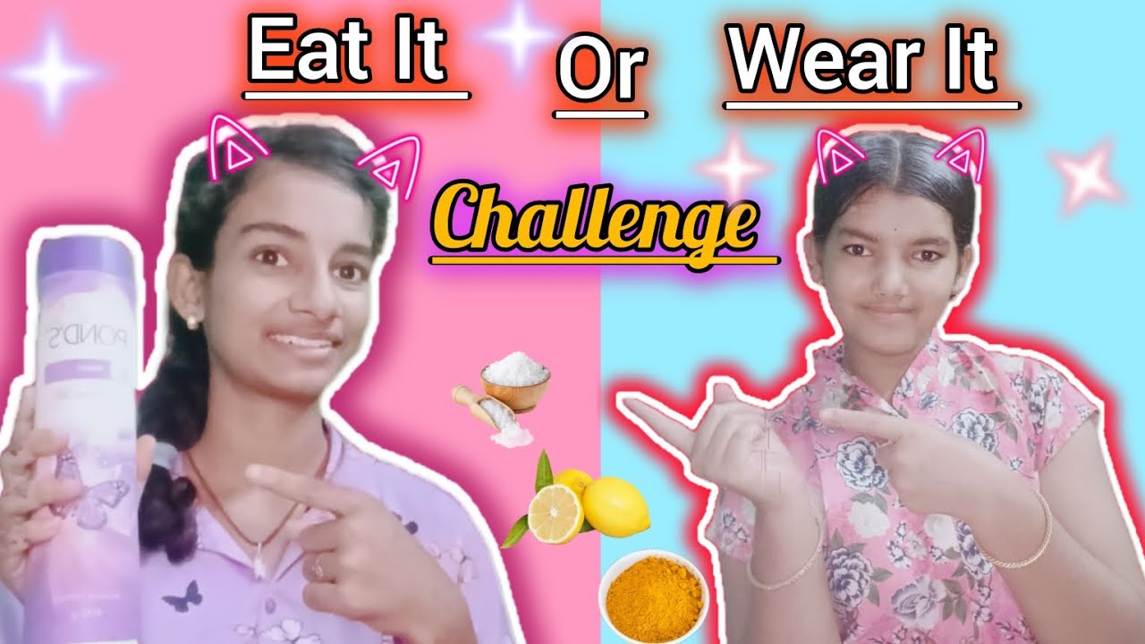 Eat It Or Wear it ll challenge ll first vlog