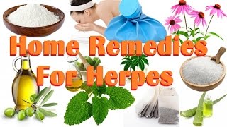 Natural Home Remedies to cure Herpes