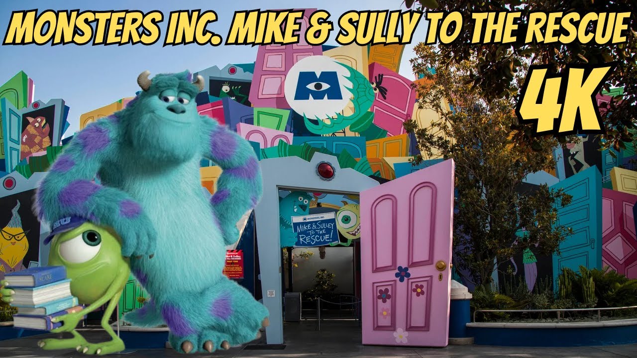Sully Rescue Monsters Inc Mike and Sully to the Rescue | Full Ride POV 4k - YouTube