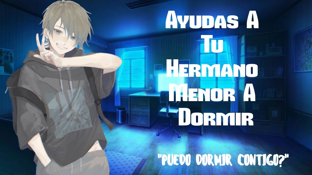 | ASMR Roleplay | Ayudas A Tu Hermano Menor A Dormir - M4F