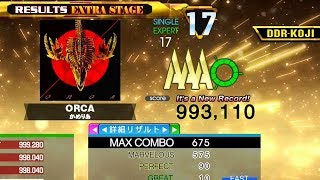 [DDR A20] ORCA [Single-EXPERT] 993,110 FC by DDR-KOJI