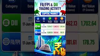 17 Jun Fii dii data nse capital market | FPI data | Diis data #fpi  #diis #fiis #fiidiidata #fiidii