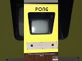 The Genesis of Gaming: 'Pong' - Birth of a Digital Era 🕹️✨ #shorts