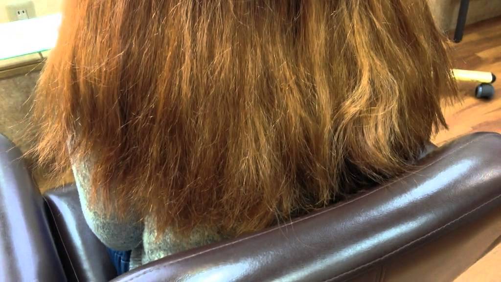 ブリーチカラーで痛んだ髪を縮毛矯正で回復させる 柳川市美容室 ハープヘアー Youtube