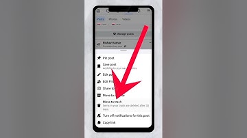 Facebook post delete kaise kare 😱 How to delete facebook post 2025 | #shorts