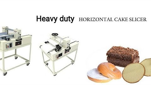 Horizontal Cake slicer - Horizontal layer cake cutting machine - Horizontal slabbing products