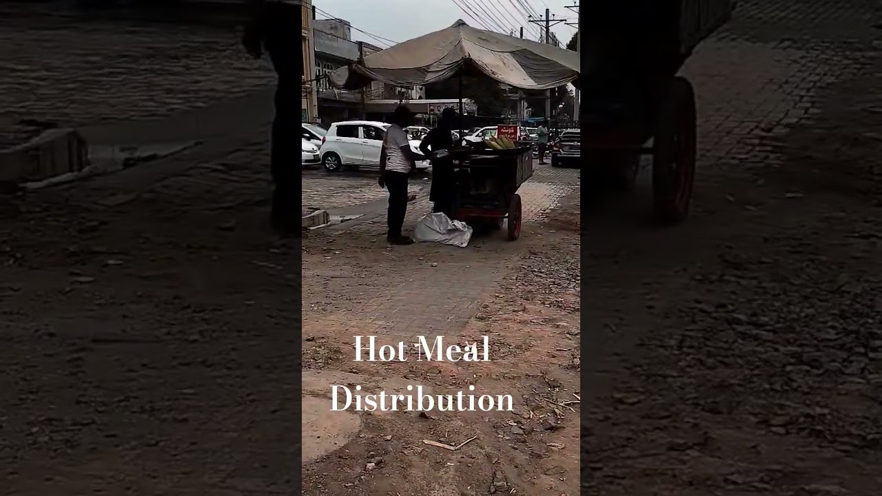 Hot Meal Distribution At Road | Mr Beast Charity Initiative 