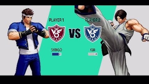 The King of Fighters XV - Shingo Yabuki vs. Kim Kaphwan: Rematch (CPU vs CPU)