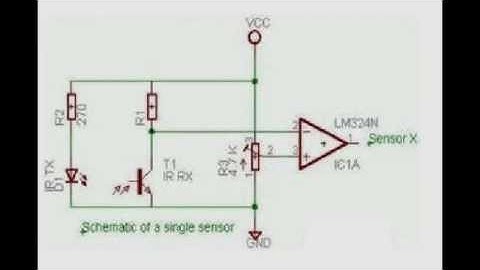 ATmega16 Line Follower Robot  #Electronic #Indicator #Robot