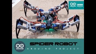 Arduino Spider robot (Quadruped)