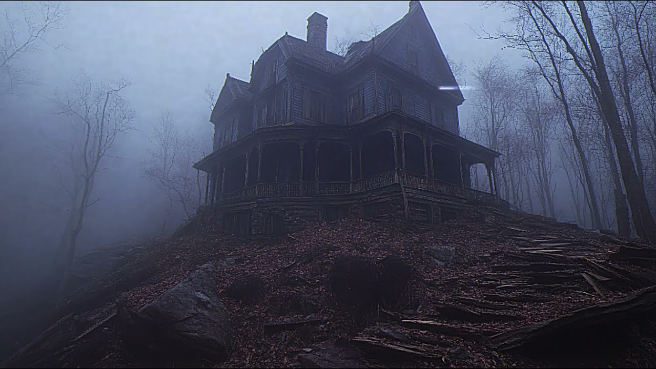 This house is abandoned, so why are there shadowy figures inside?