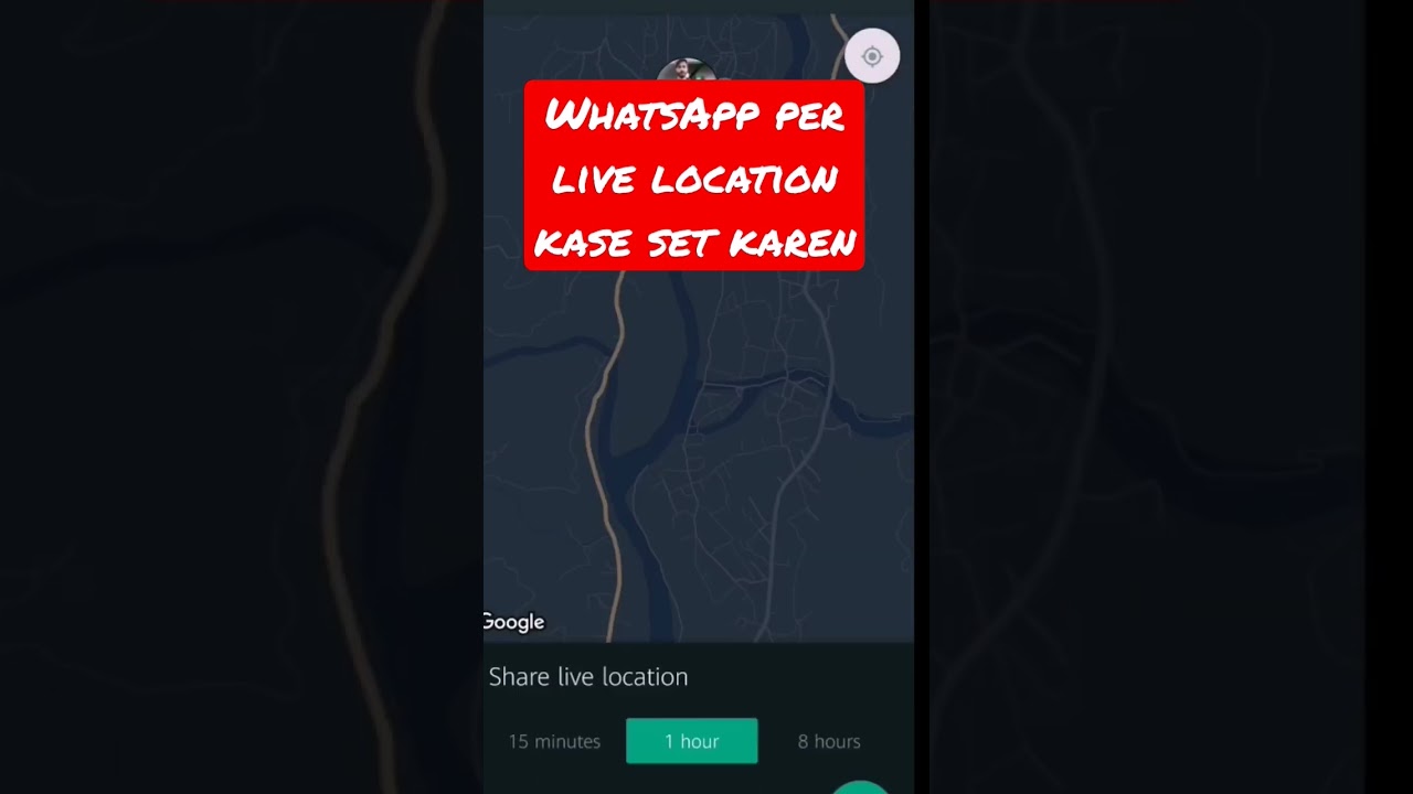 WhatsApp per live location kase set karen 