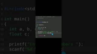 #46 | C Language Programming | Coding Exercise47 #shorts #programming #coding