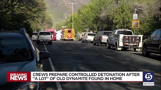 Holladay home was found with 'ancient dynamite,' controlled detonation planned