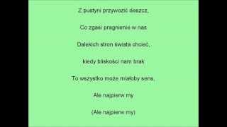 Mateusz Mijał - Coś na później (tekst)