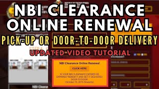 NBI CLEARANCE ONLINE RENEWAL (PICK-UP OR DOOR-TO-DOOR DELIVERY) | CHARLENE XOXO
