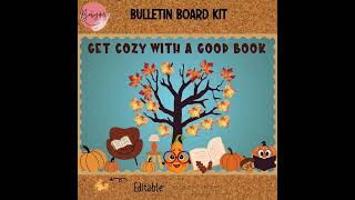 Fall Reading Bulletin Board: Autumn Classroom Decor