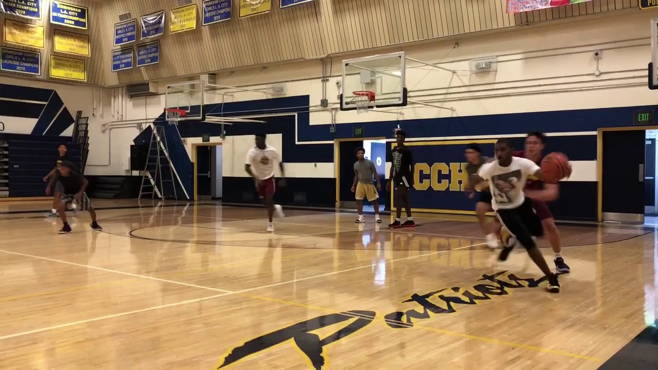 Taj Regans (Snow College) Steal/Assist to Devante Doutrive (Utah) DNA Open Run