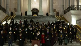 Prayer vigil held on U.S. Capitol steps