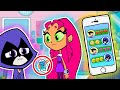 RAVEN y ROBIN se envían CARIÑOSOS MENSAJES 💌 STARFIRE los DESCUBRE!!! - Juguetes Fantásticos