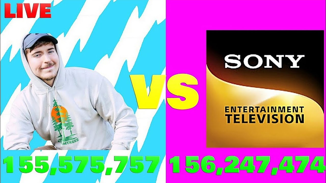 MrBeast vs SET India Live Sub Count - YouTube