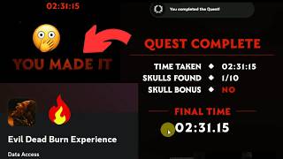 How To Complete Discord Evil Dead Burn Experience Quest