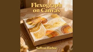 Flexograph on canvas