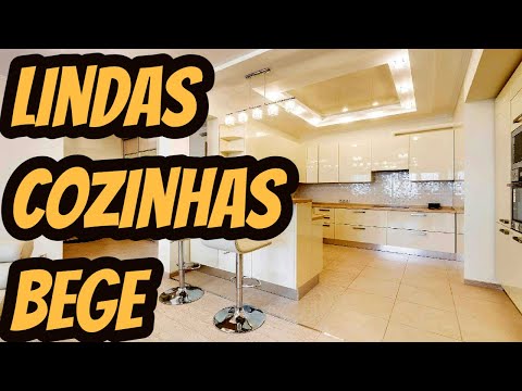 Vídeo: Cozinha Bege (74 Fotos): Desenho De Uma Cozinha Definida Em Tons De Bege, Uma Combinação De Bege Com Branco E Outras Cores E Belos Exemplos No Interior