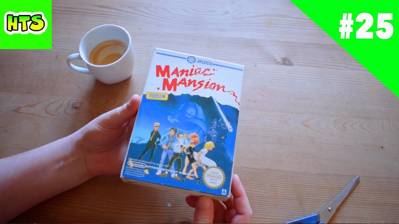 maniac mansion remastered Whats in the Box? - EP25 - Maniac Mansion NES (Unboxing)