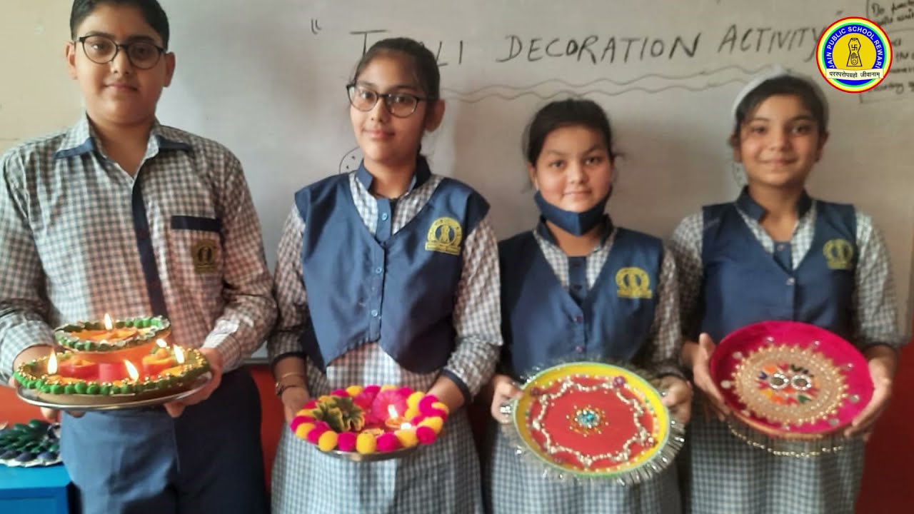 "DIWALI DECORATION" with JPites Talent Basket || JPS Rewari
