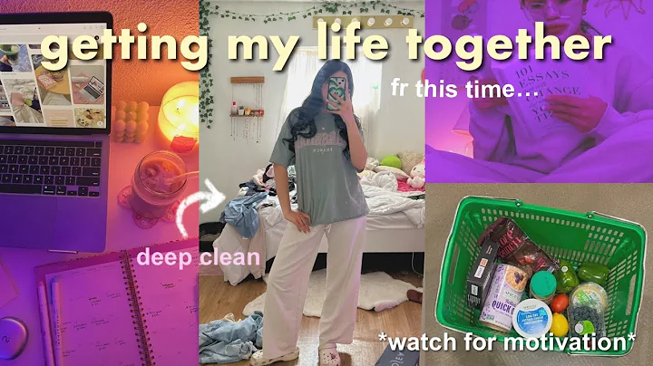 GETTING MY LIFE TOGETHER ✨ deep cleaning, organization & healthy habits
