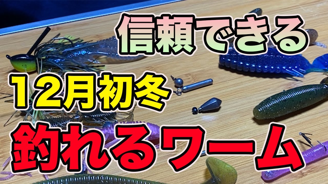 バス釣り】12月初冬のおすすめワーム・ソフトルアーを紹介！使い所や