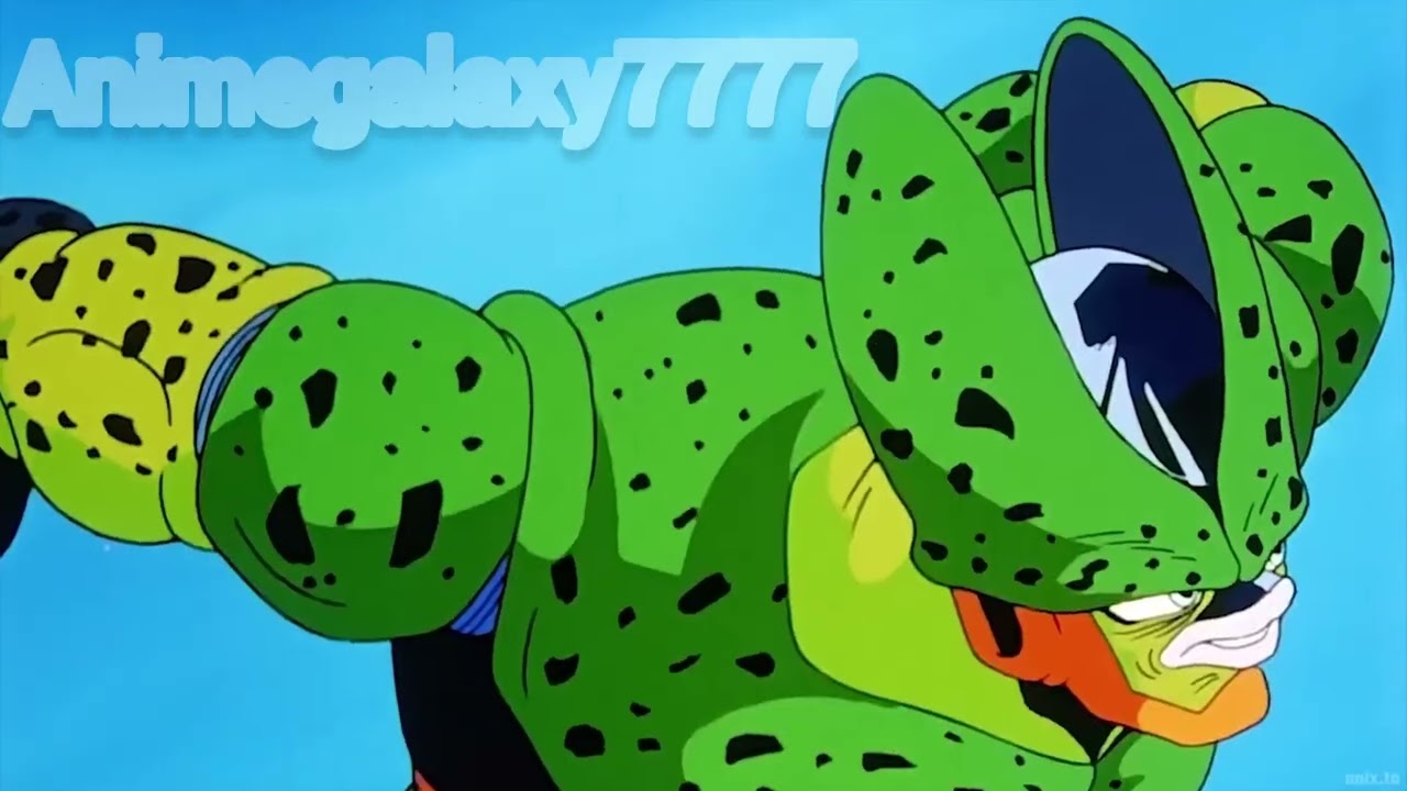 Vegeta vs cell full fight 