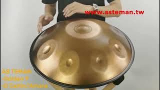 AS TEMAN手碟 | 入門演奏家系列 金色9音Pure Golden D Celtic Amara 9 Notes | 音色示範 Demo #手碟 #handpanvideo