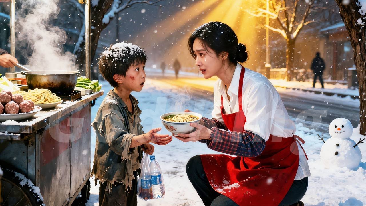 Kind girl gave a beggar bowl of noodles;Never expect he returned as a billionaire CEO to repaid her!