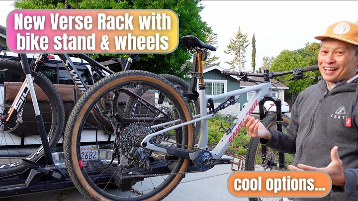 Thule Verse 2 heavy duty hitch rack for ebikes and cargo bikes - optional wheels and bike stand