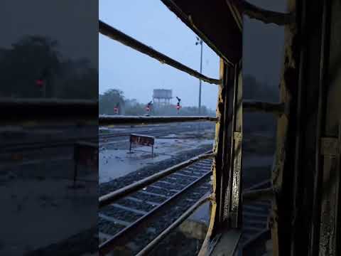 Purna Junction, In Heavy Rain❤😍 #india #travel #railway #nanded