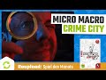 Micro Macro (Edition Spielwiese, Pegasus) | Spiel des Monats März 2021 [Reupload]