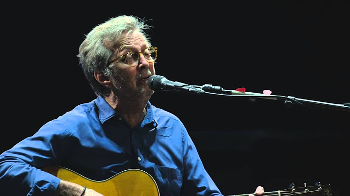 Tears in Heaven Live version - Live performance video thumbnail