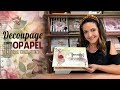 Decoupage com Opapel e Textura com Stencil (Artesanato / Decoupage)