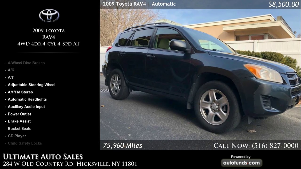 Used 2009 Toyota RAV4 Ultimate Auto Sales, Hicksville, NY SOLD