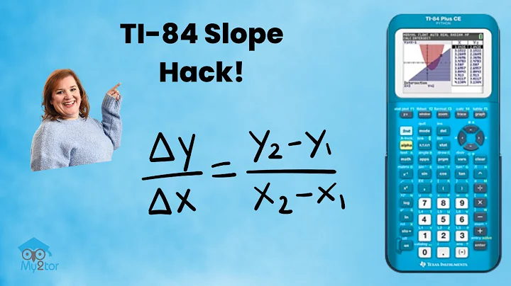 TI-84 Slope Formula Program (ACT/SAT Calculator Hack!)