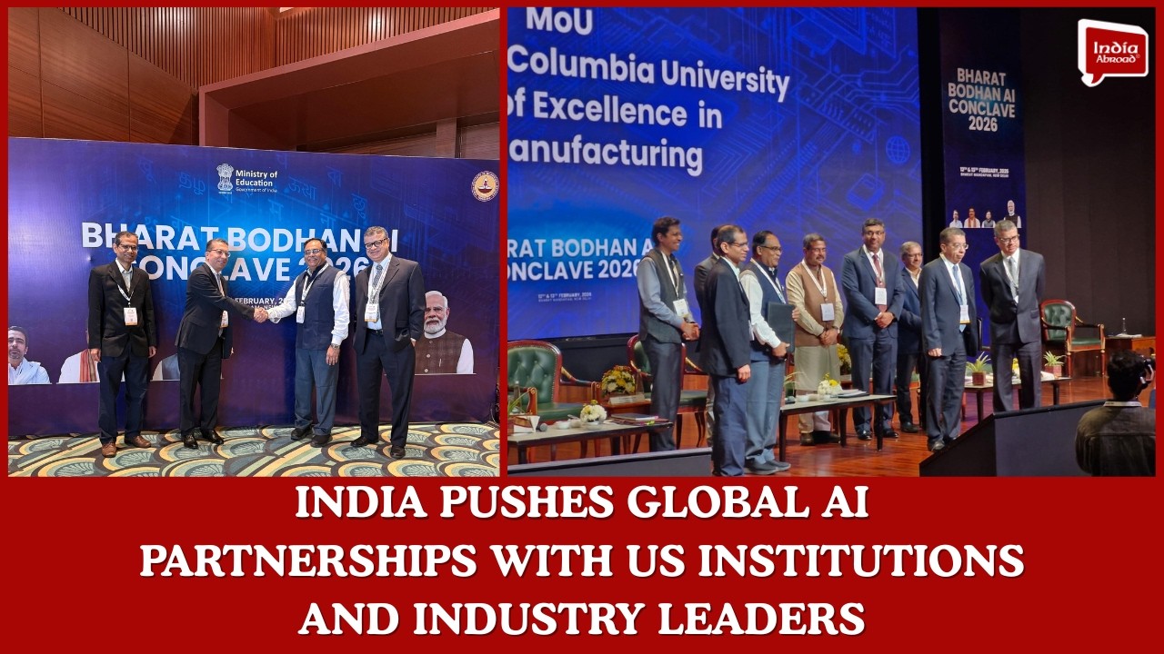 India Pushes Global AI Partnerships with US Institutions and Industry Leaders| India Abroad