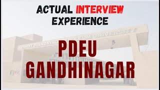 PDEU Actual Interview Experience PDPU 2023| Pandit Deendayal Gandhinagar PI Review CAT MBA Questions