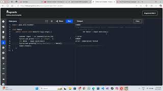 Java (Programming Language) Project 85: 'Java Scanner nextInt()' Created by Trishanth Kumar