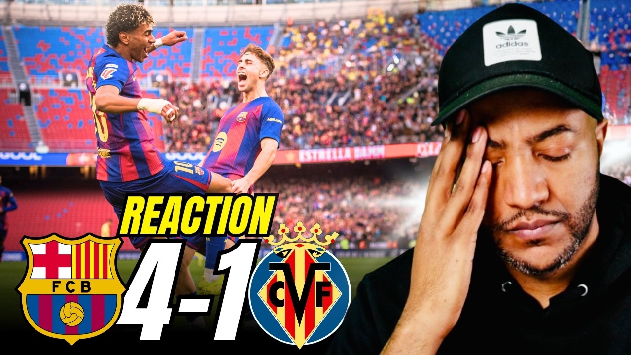 YAMAL MASTERCLASS! 😤 Barcelona 4-1 Villarreal | URKG Reacts