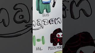 I Drew The Ultimate AMOGUS Collection | Type of AMOGUS (Cursed Edition) ඞ #shorts