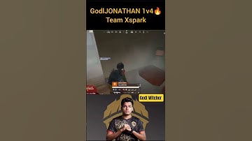JONATHAN 1V4 TEAM X SPARK ||#dilsegodlike #jonathangaming #godlike #youtubeshorts #ytshorts #shorts