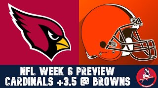 NFL Week 6: Arizona Cardinals @ Cleveland Browns Preview & Predictions | The Slumpbuster